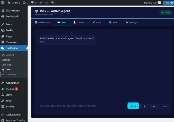 3AI Desktop V3.2 — AI Agent for WordPress